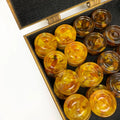 Baltic Amber Backgammon & Checkers Pieces