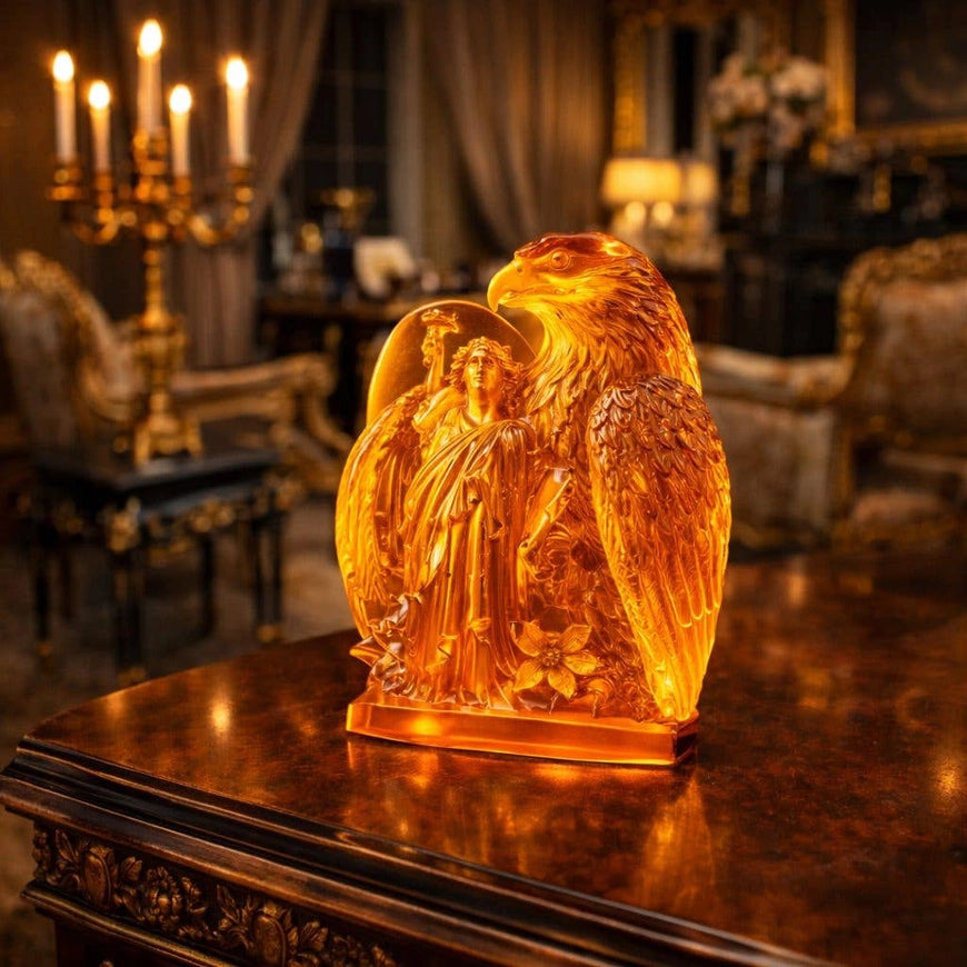 Eagle & Liberty Baltic Amber Statue