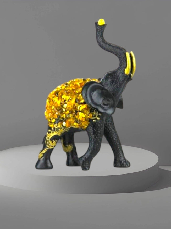 The African Elephant Baltic Amber Figurine