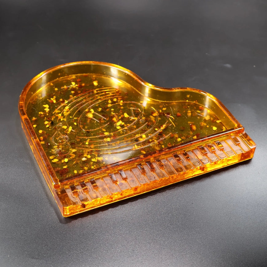 Grand Piano Baltic Amber Jewelry Box