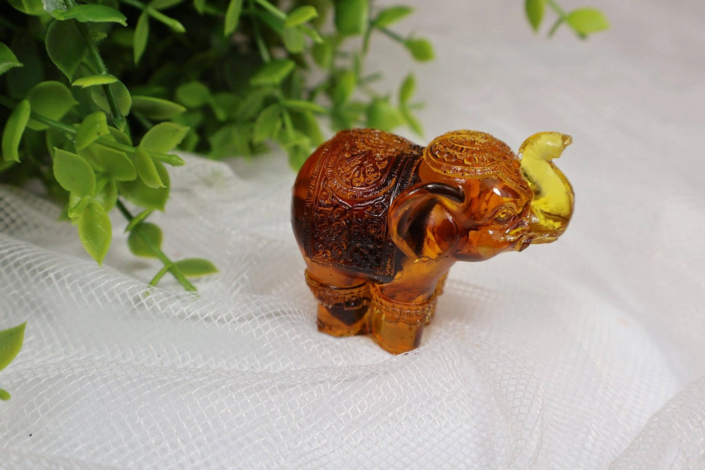 Lucky Elephant Baltic Amber Figurine