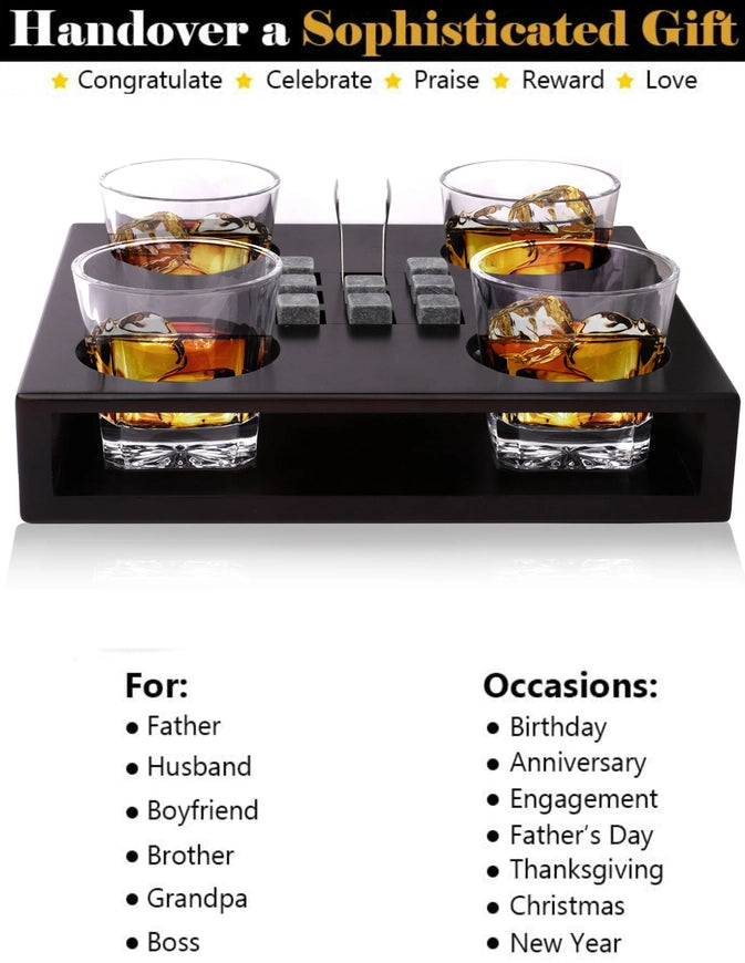 Old Fashioned Whiskey Glasses Set