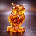 Owl Statue Baltic Amber Figurine