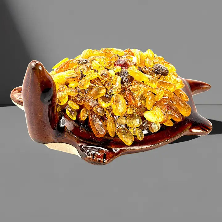 Souvenir Turtle Baltic Amber Figurine