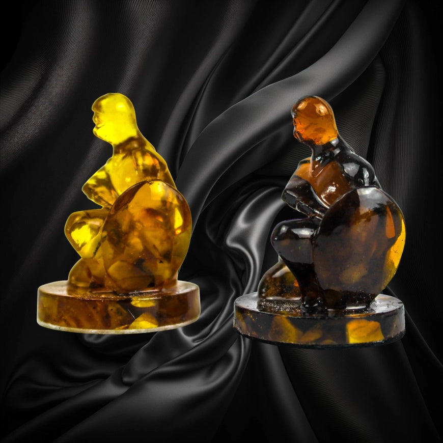 Teutonic Knights Baltic Amber Chess Set