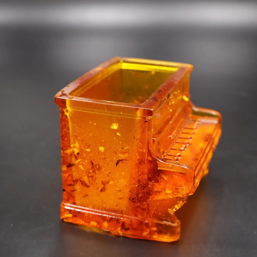 Upright Piano Baltic Amber Figurine