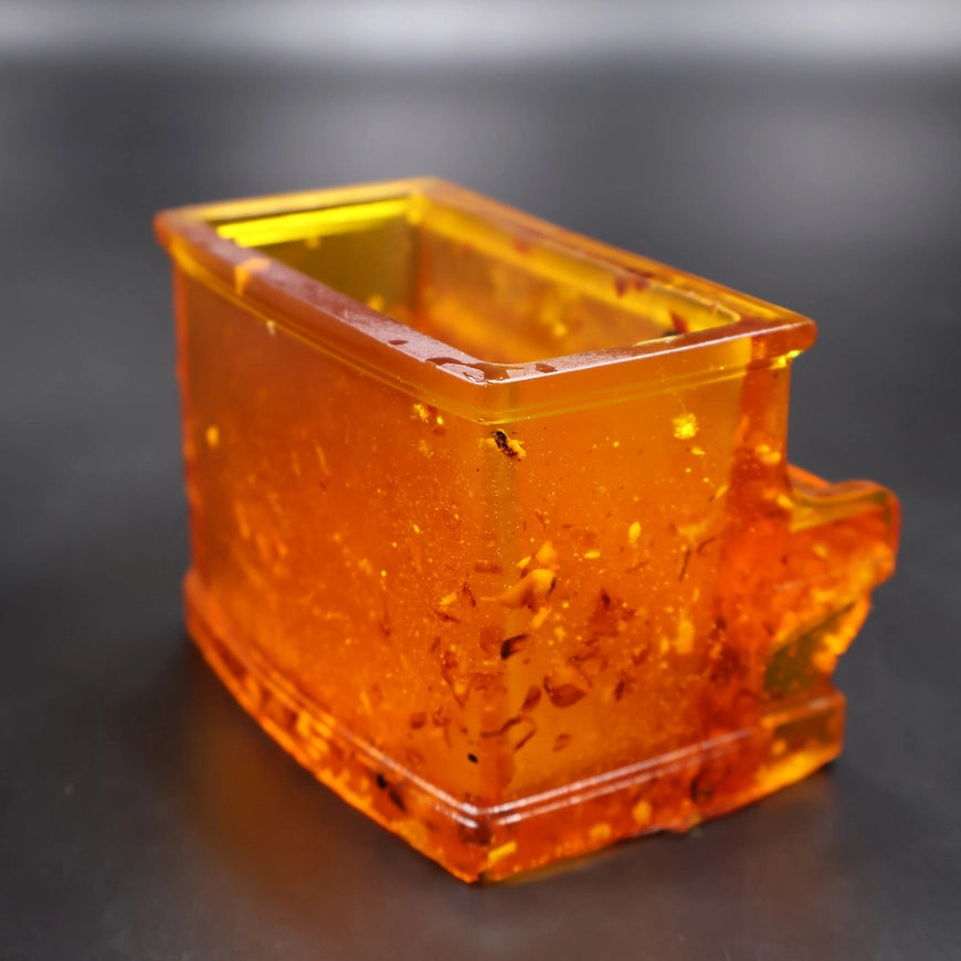 Upright Piano Baltic Amber Figurine