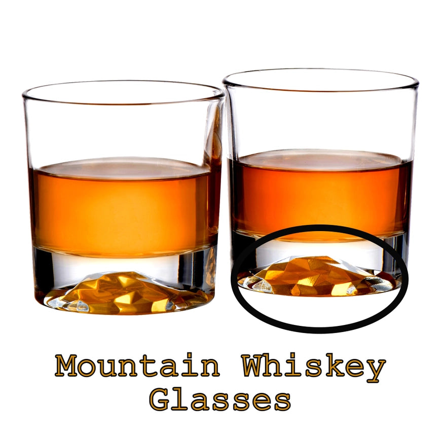 Whiskey Decanter & 4 Whiskey Glasses Set